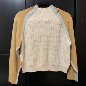 French Connection Size Medium Sweater Cozy Neutral Classic Soft